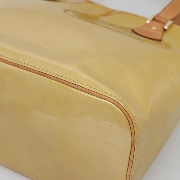 LOUIS VUITTON Monogram Vernis Houston Hand Bag Beige M91004 - Picture 9 of 16